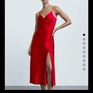Zara satin dress